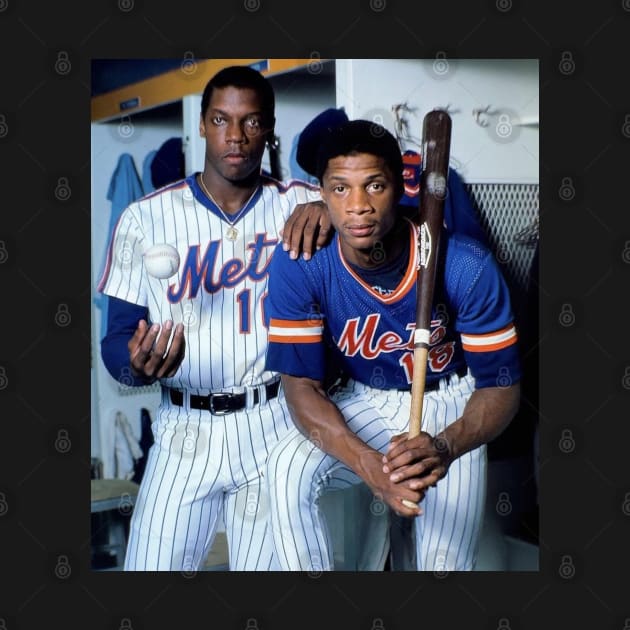 Darryl Strawberry and Dwight Gooden  in New York Mets, 1983 by What The Omen