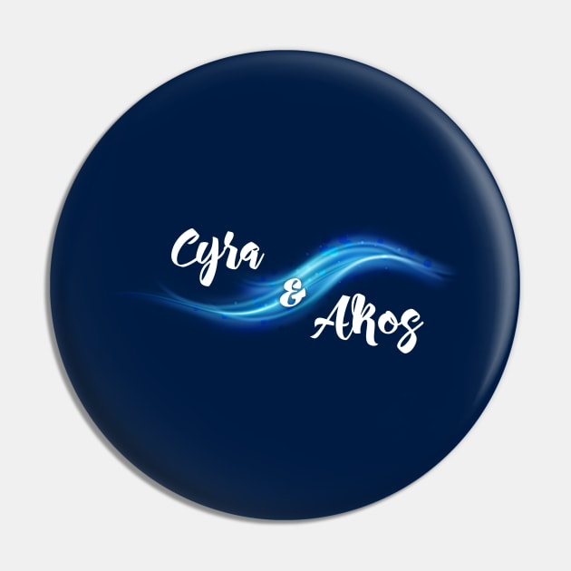 Carve The Mark - Cyra & Akos Pin by BadCatDesigns