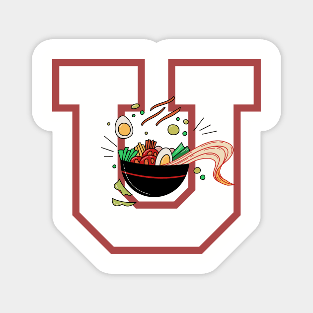 Ramen University Magnet by Rickido