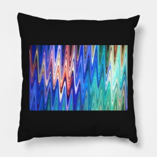 Fractal zigzags Pillow