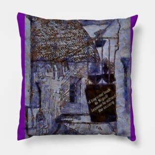 Cityscape of Napoli Pillow