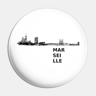 Marseille - World Cities Series by 9BH Pin