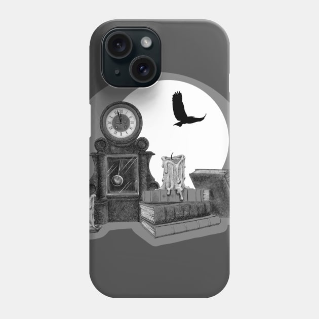 Edgar Poe's Desk Phone Case by SuspendedDreams