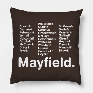 Cleveland Quarterbacks Pillow