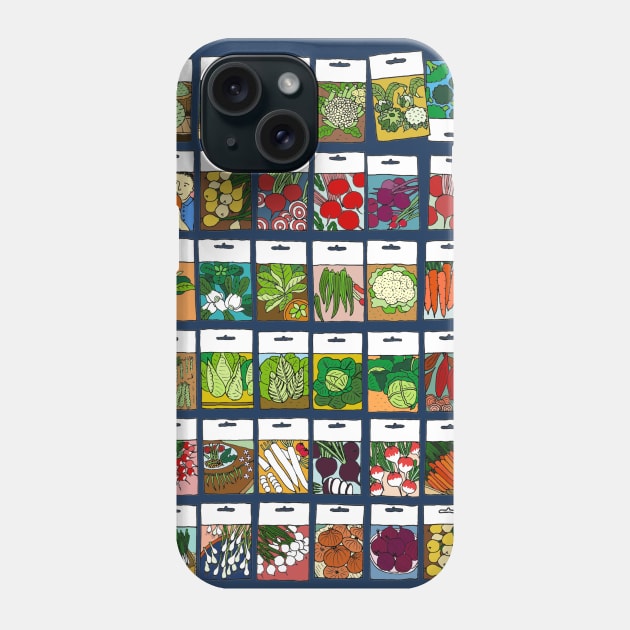 Veggie Seeds Pattern 1 Phone Case by lamaisondulapino