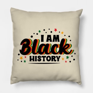 I Am  Black History Pillow