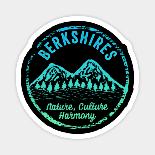 The Berkshires Hiking Gifts by Pine Hill Goods The Berkshires Massachusetts MASS MA Mountain Vacation Gift Magnet