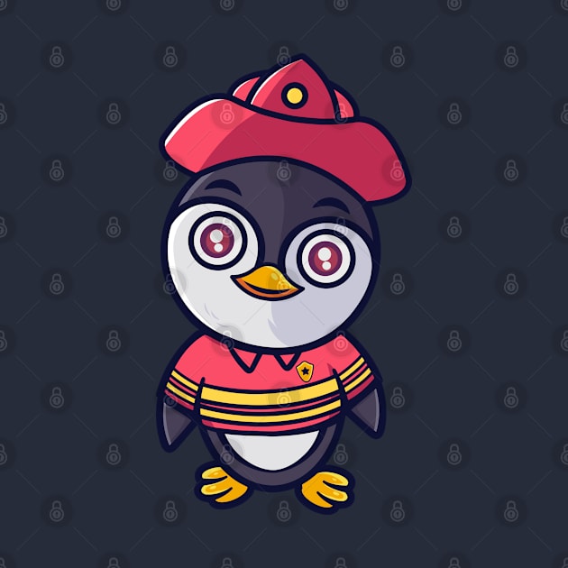 Little Penguin Firefighter by onama.std