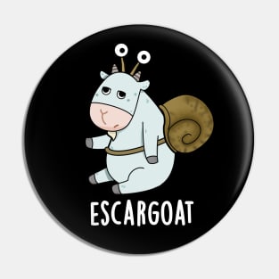 Escar-goat Cute French Snail Pun Pin