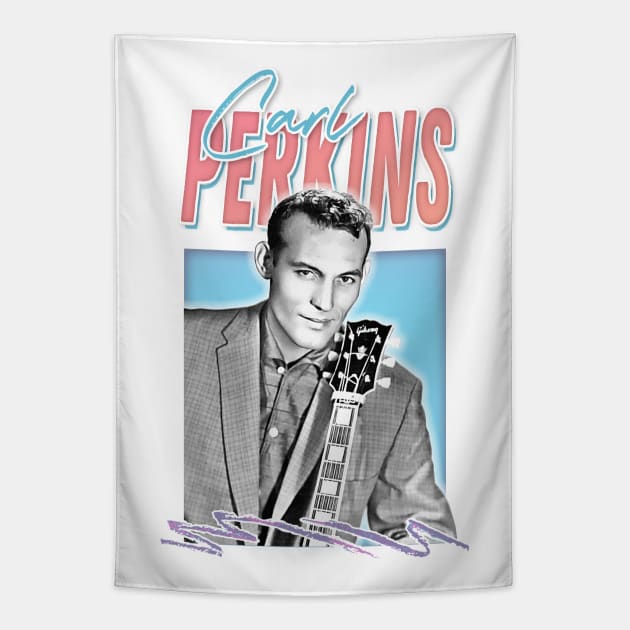 Carl Perkins / Rock & Roll Fan Design Tapestry by DankFutura