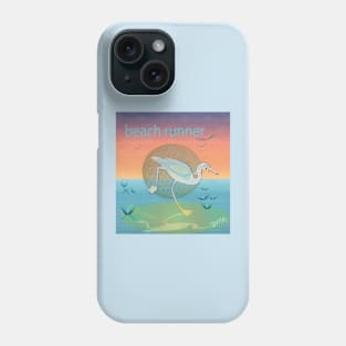 Heron beach runner Phone Case