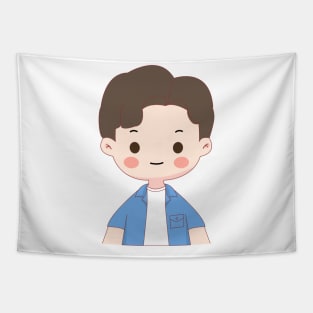 cute handsome boy Tapestry