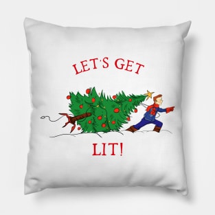 Let’s get Lit Christmas! Pillow