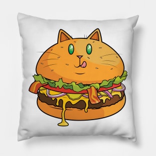 Hamburger Cat Pillow