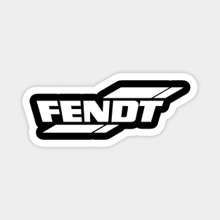 Fendt Tractors Logo white Magnet