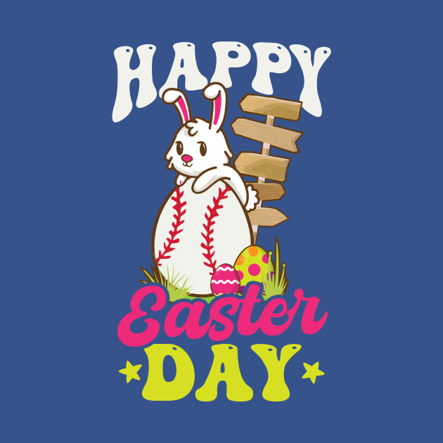 Disover Easter Baseball Shirt | Happy Easter Day - Easter Baseball - T-Shirt