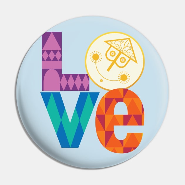 It's a World of LOVE Pin by 5571 designs