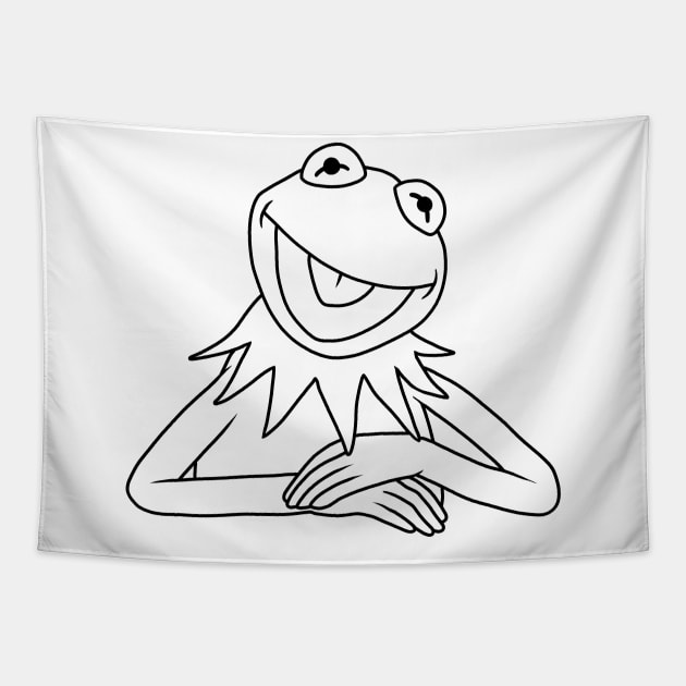 Kermit The Frog Tapestry by valentinahramov