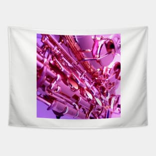 Pink reflections Tapestry