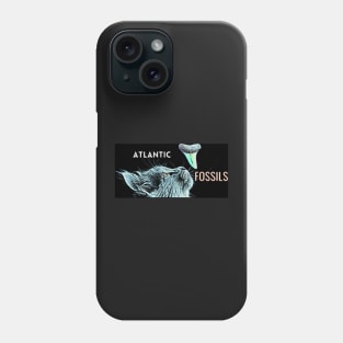 Cat and Atlantic Fossils Shark Tooth Phone Case