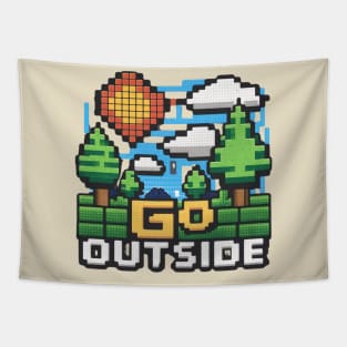 Go Outside Tapestry