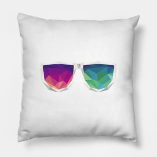 Colorful Sun Glasses Pillow