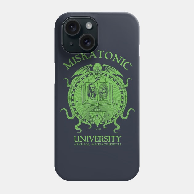 Miskatonic University Phone Case by pavstudio