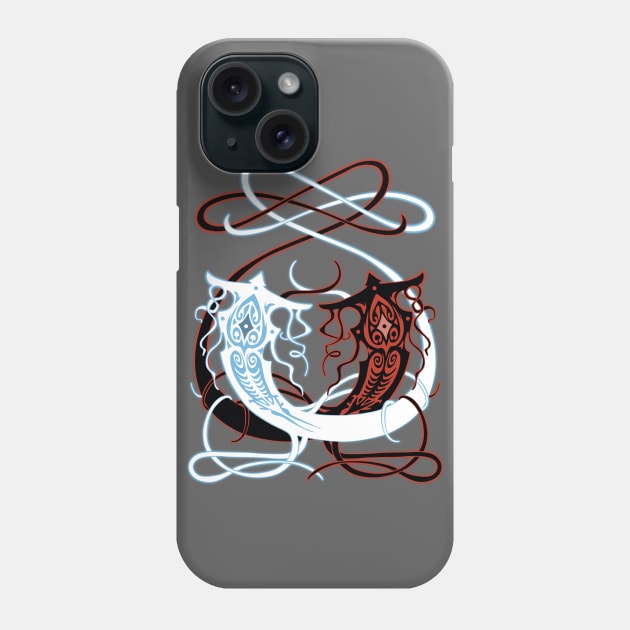 The Legend of Raava and Vaatu Phone Case by ursulalopez