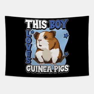 This Boy Loves Guinea Pigs Tapestry