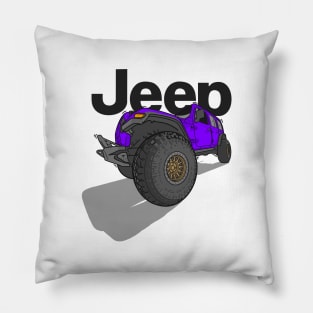 Jeep Design - Purple Pillow