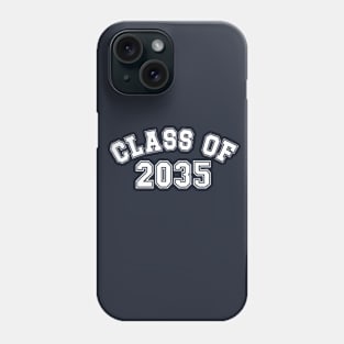 Class of 2035, kindergarten to graduation, grow with me- white Phone Case