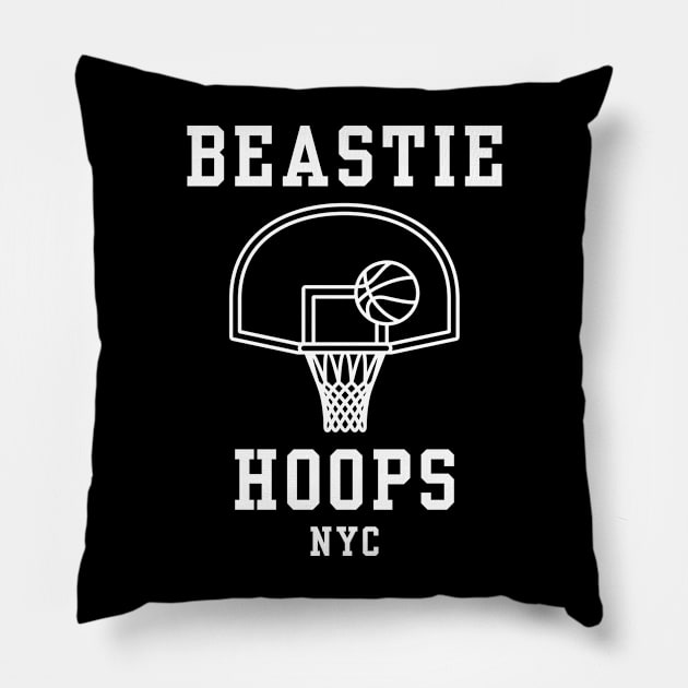 Beastie Hoops NYC Pillow by capognad