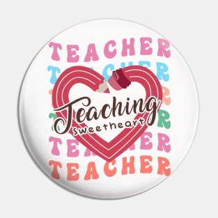 Teaching Sweethearts Pin