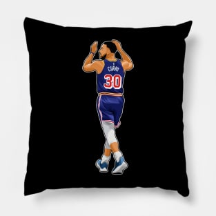 Steph Curry #30 Make Three Points Pillow