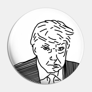 Trump Mugshot Pin