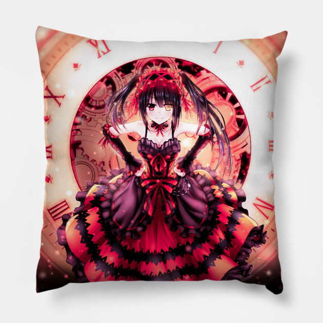 Date A Live Tokisaki Kurumi Tokisaki Kurumi Pillow TeePublic