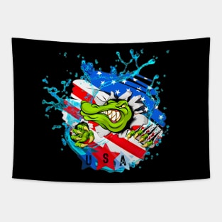 alligator usa Tapestry