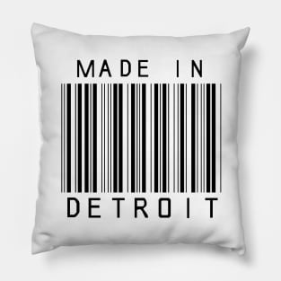 Detroit barcode Pillow