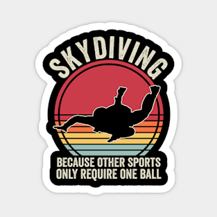 Skydiver Quotes Retro Funny Skydiving Vintage Magnet