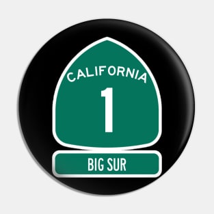 BIG SUR PACIFIC COAST Highway 1 California Sign Pin