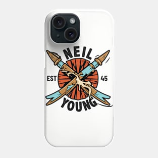 Neil Young - Broken Arrow Logo Phone Case