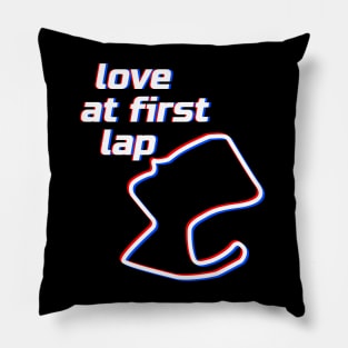 Love at first lap - Laguna Seca. Racing & Sim Racing - Motorsport Collection. Pillow