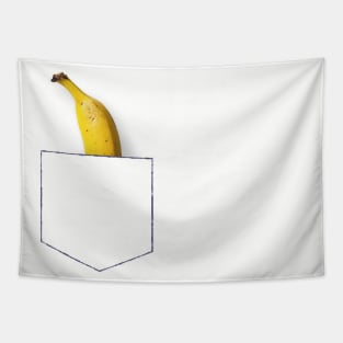 Banana in breast pocket Tapestry