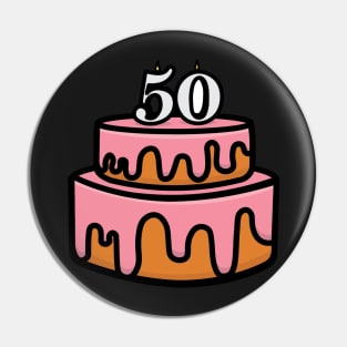 Happy 50 Pin