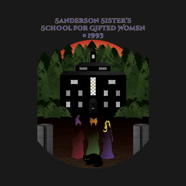 Hocus Pocus - Sanderson's School For Gifted Women by Danie Bevis Design