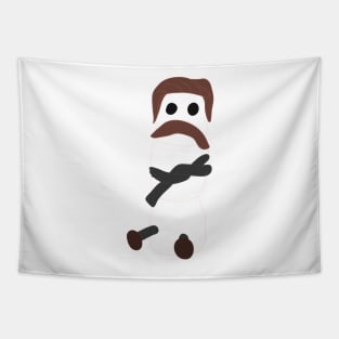 Marshmallow Candy Ron Swanson Tapestry