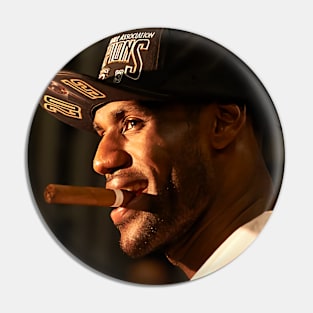 Cigar Lebron James Vintage Pin