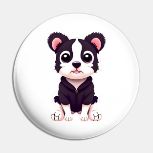 Cute animal puppy dog design Pin