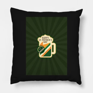 St. Patrick's Day, Cheers! Pillow