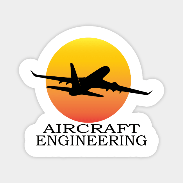 aircraft engineering aerospace engineer Magnet by PrisDesign99